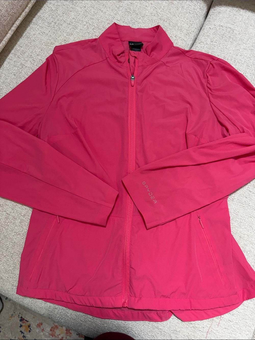 Spyder Women’s Hot Pink Full-Zip Utility Jacket